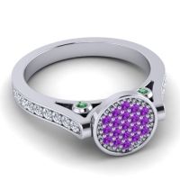 Statement Floral Pave Gavaksa Ring