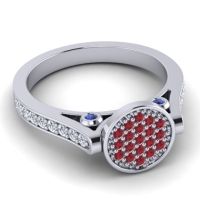 Statement Floral Pave Gavaksa Ring