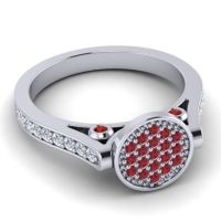 Statement Floral Pave Gavaksa Ring