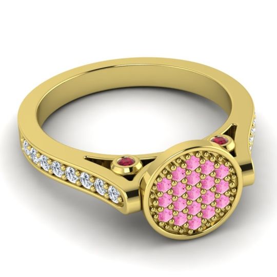 Statement Floral Pave Gavaksa Ring