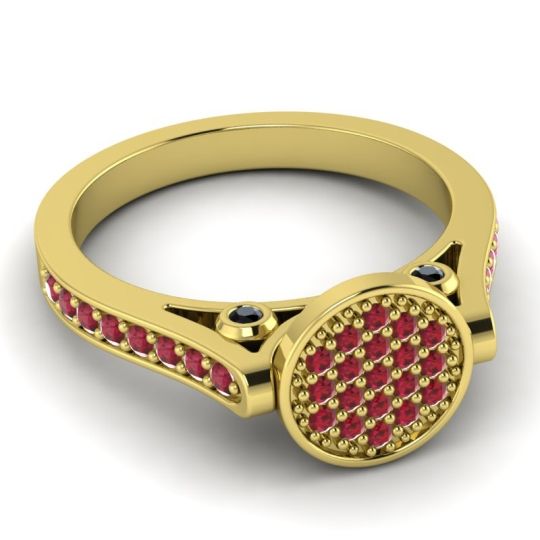 Statement Floral Pave Gavaksa Ring