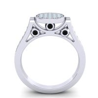 Statement Floral Pave Gavaksa Ring