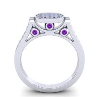 Statement Floral Pave Gavaksa Ring