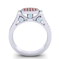 Statement Floral Pave Gavaksa Ring