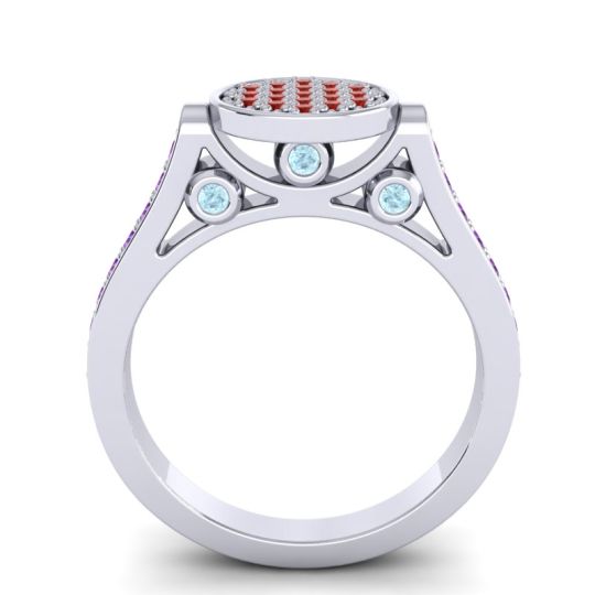 Statement Floral Pave Gavaksa Ring