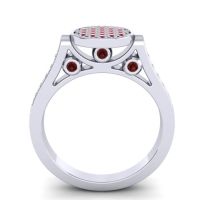 Statement Floral Pave Gavaksa Ring