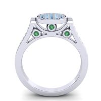 Statement Floral Pave Gavaksa Ring