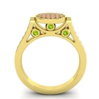 Statement Floral Pave Gavaksa Ring