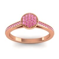 Pink Tourmaline Fashion Ring In 14K Rose Gold – Jalaksa Simple Ring