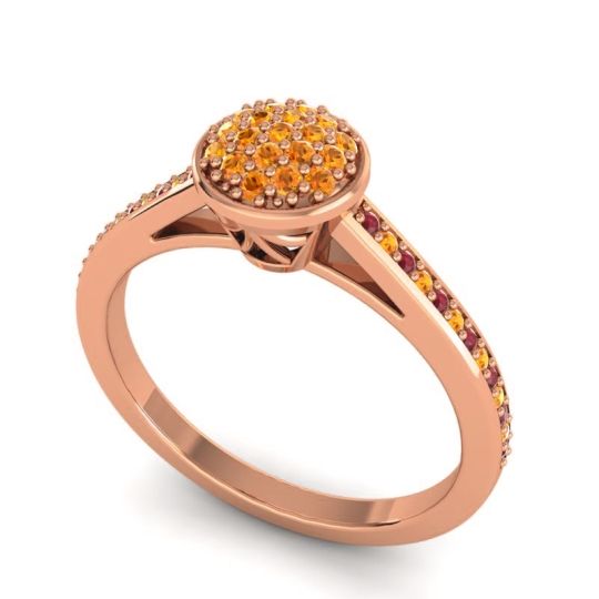 Floral Simple Pave Jalaksa Ring