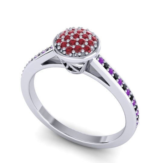 Floral Simple Pave Jalaksa Ring