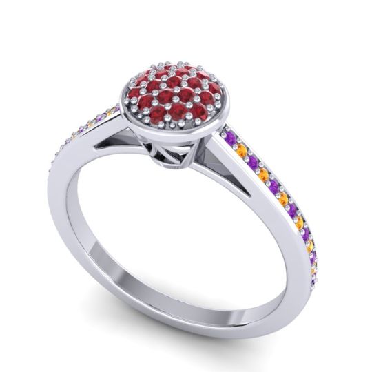 Floral Simple Pave Jalaksa Ring