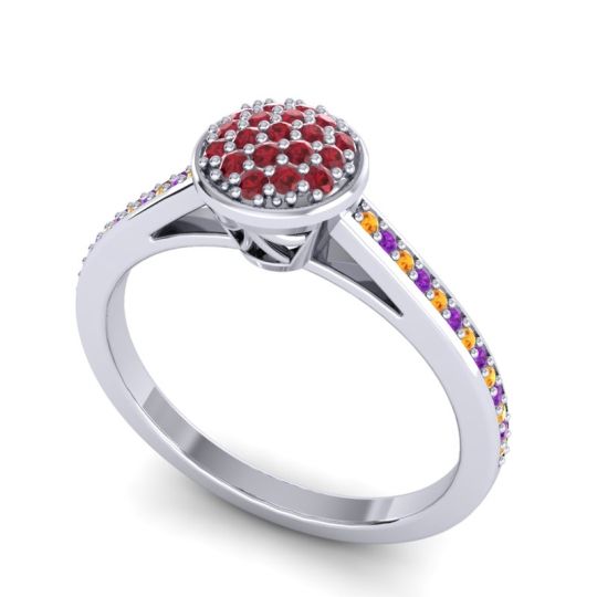 Floral Simple Pave Jalaksa Ring