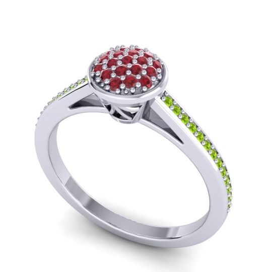 Floral Simple Pave Jalaksa Ring