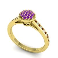 Floral Simple Pave Jalaksa Ring