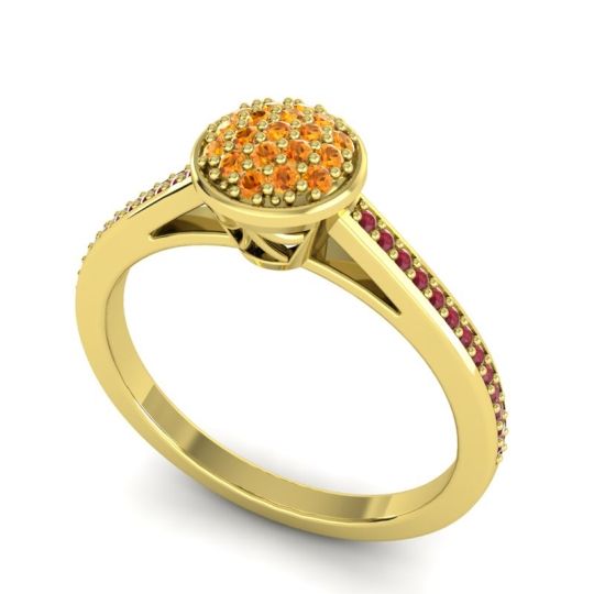 Floral Simple Pave Jalaksa Ring