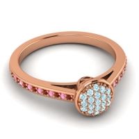 Floral Simple Pave Jalaksa Ring