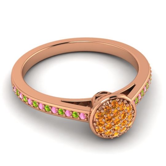 Floral Simple Pave Jalaksa Ring