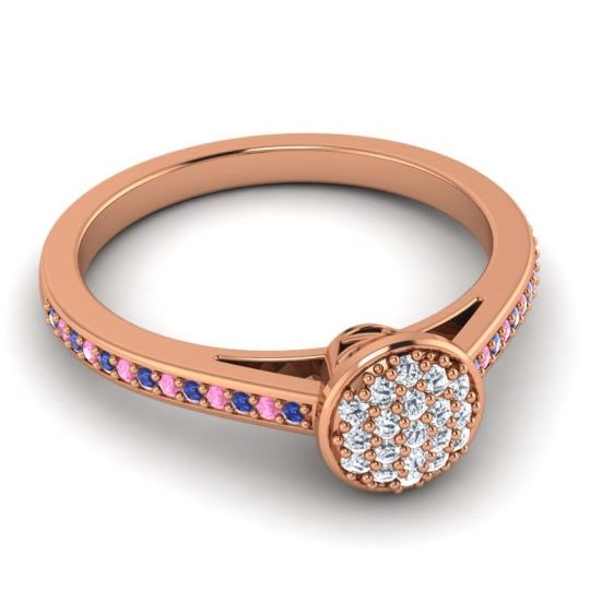 Floral Simple Pave Jalaksa Ring