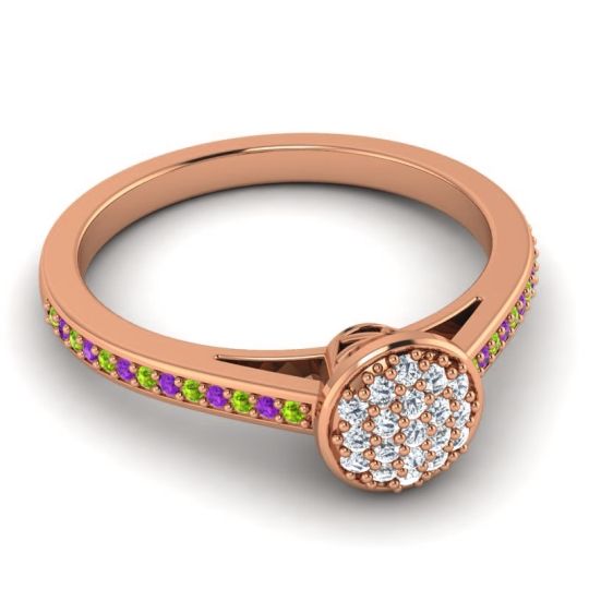 Floral Simple Pave Jalaksa Ring