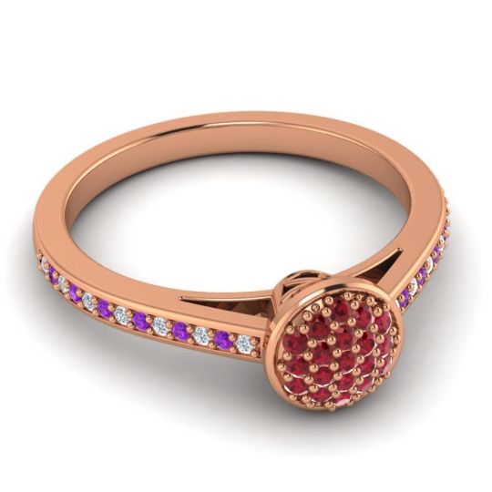 Floral Simple Pave Jalaksa Ring