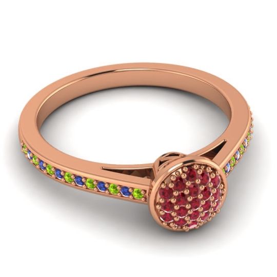 Floral Simple Pave Jalaksa Ring