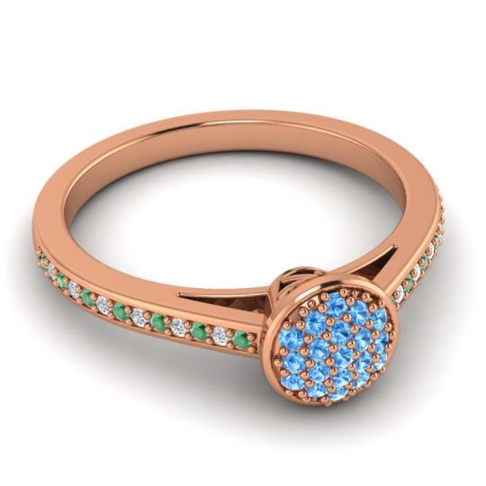 Floral Simple Pave Jalaksa Ring