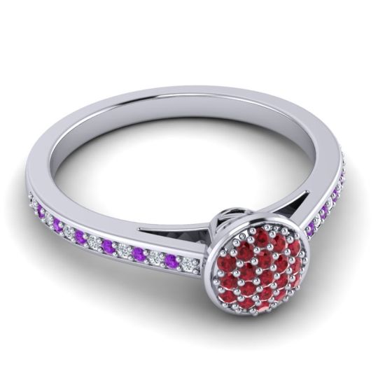 Floral Simple Pave Jalaksa Ring