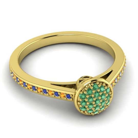 Floral Simple Pave Jalaksa Ring