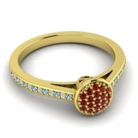Floral Simple Pave Jalaksa Ring