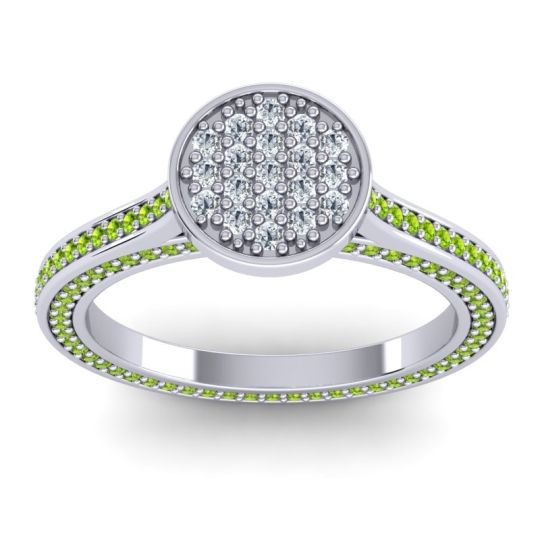 Statement Floral Pave Plavaka Ring