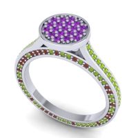 Statement Floral Pave Plavaka Ring
