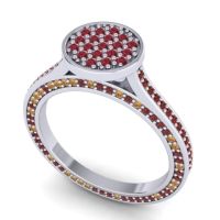 Statement Floral Pave Plavaka Ring