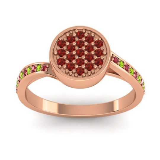 Statement Floral Pave Cakra Ring