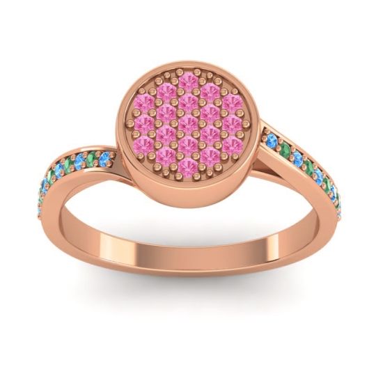 Statement Floral Pave Cakra Ring