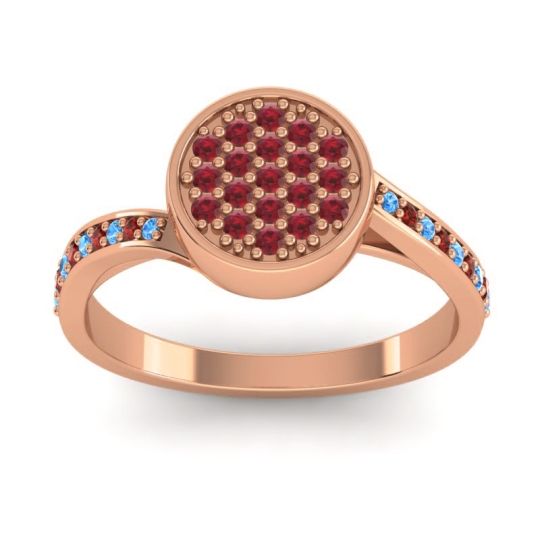 Statement Floral Pave Cakra Ring