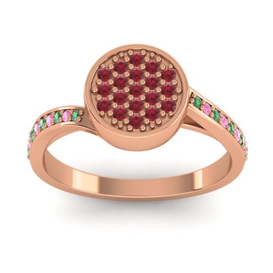 Statement Floral Pave Cakra Ring