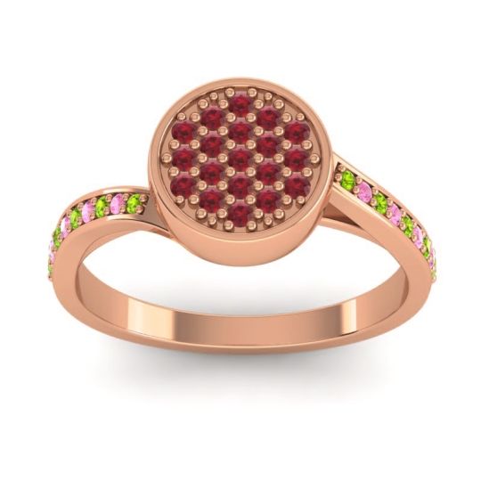 Statement Floral Pave Cakra Ring