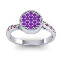 Statement Floral Pave Cakra Ring