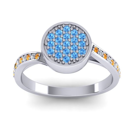 Statement Floral Pave Cakra Ring