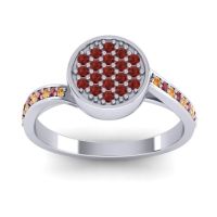 Statement Floral Pave Cakra Ring