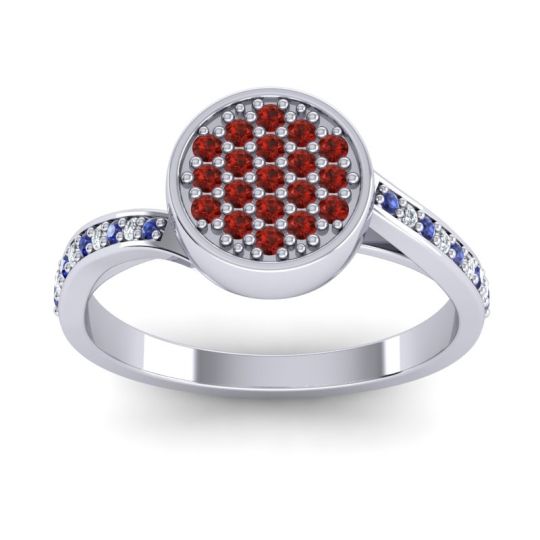 Statement Floral Pave Cakra Ring