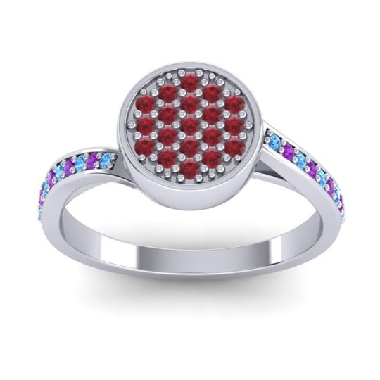 Statement Floral Pave Cakra Ring