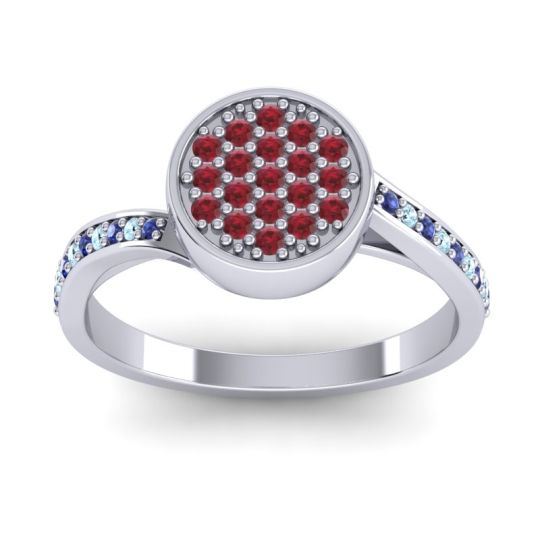 Statement Floral Pave Cakra Ring