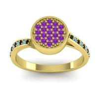 Statement Floral Pave Cakra Ring