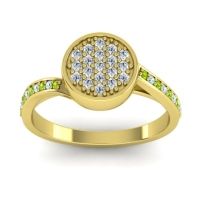 Statement Floral Pave Cakra Ring