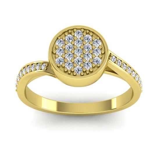 Statement Floral Pave Cakra Ring