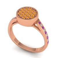 Statement Floral Pave Cakra Ring