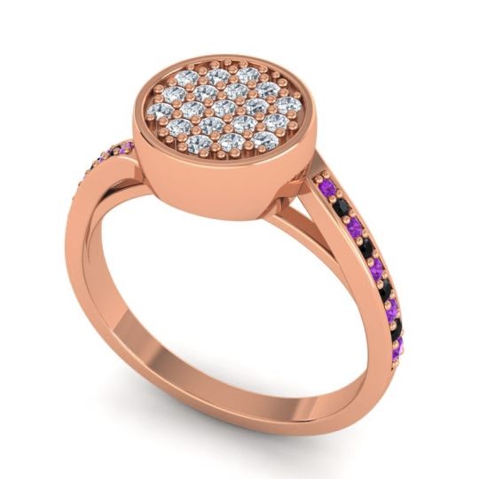Statement Floral Pave Cakra Ring