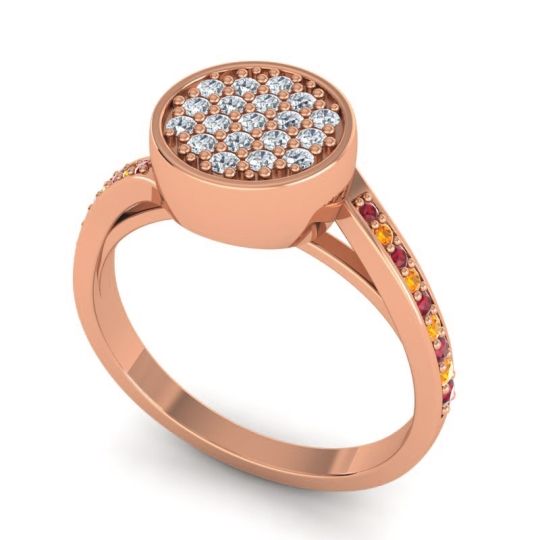 Statement Floral Pave Cakra Ring